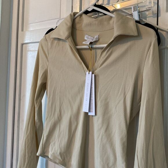 NWT House of Harlow ribbed body suit with collar - Size M - Picture 8 of 8